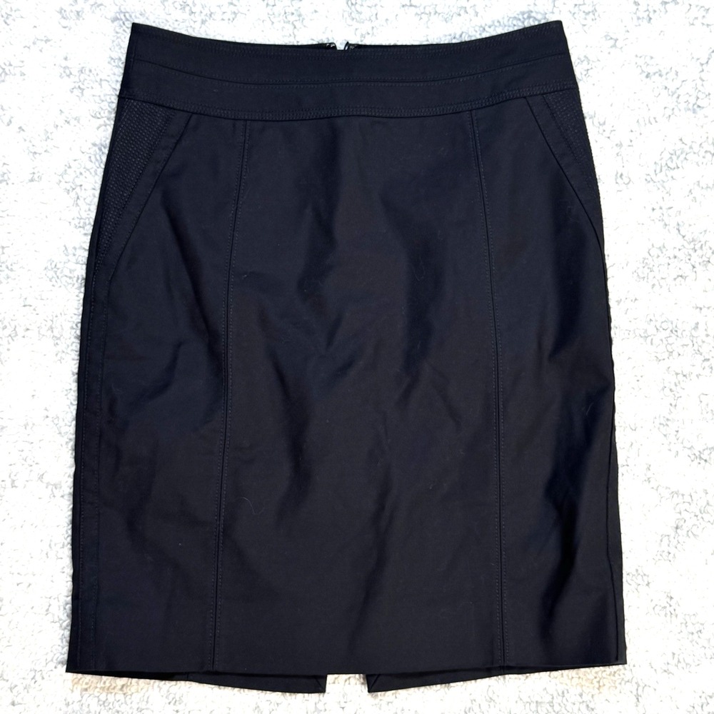 White House Black Market Perfect Form Pencil Skirt Size 6 Back Zip Up‎